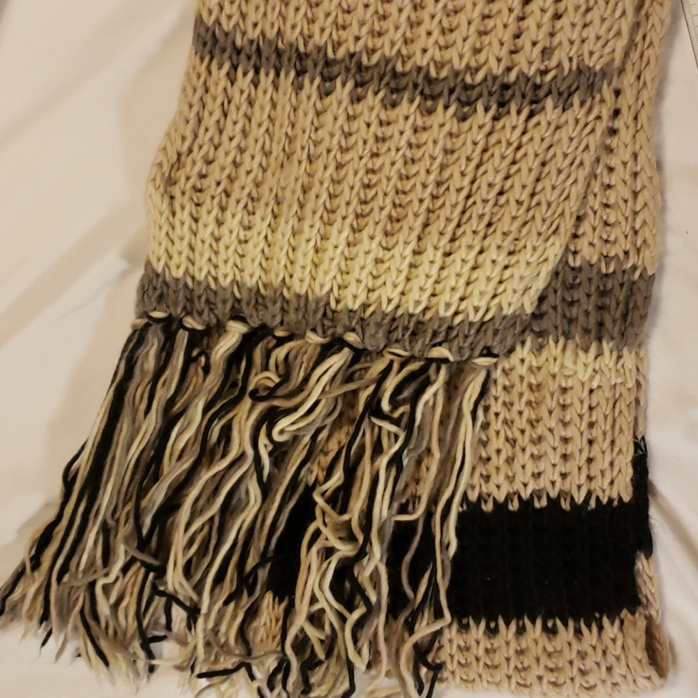 Forever 21 - 90" Soft Striped Knitted Scarf